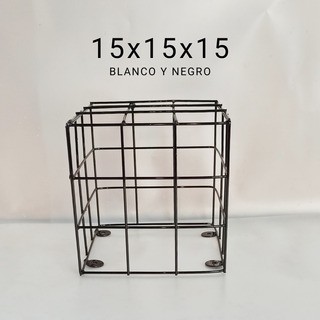 [jaula15ar.tuc] Jaula de proteccion chica 15x15x15 cm (agarre arandela)