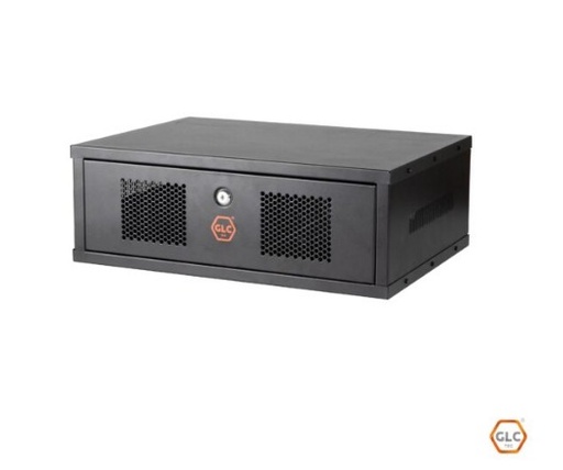 [GLC-MURAL-3U370.tuc] Minirack mural GLC CCTV 3U-370mm 19" puerta microperforada