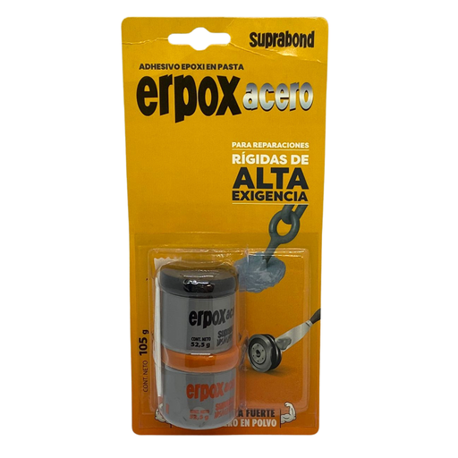 [90774] Adhesivo Erpox acero epoxi en pasta x 105g Suprabond (EX A 105)