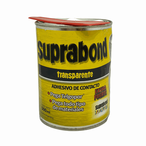 [90907] Adhesivo de contacto Suprabond transparente 1/2 litro (SBD TR 1/2)