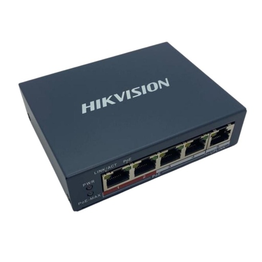 [4220105] Switch Hikvision DS-3E0105P-E 4 POE +1 (Potencia 58w) [vo]
