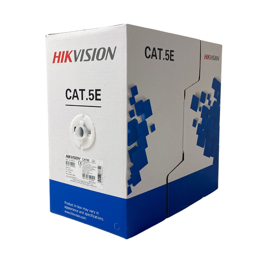 [40510HK] Cable UTP interior Cat5e Hikvision 100% cobre x bobina 305m (DS-1LN5E-E/E) [do]