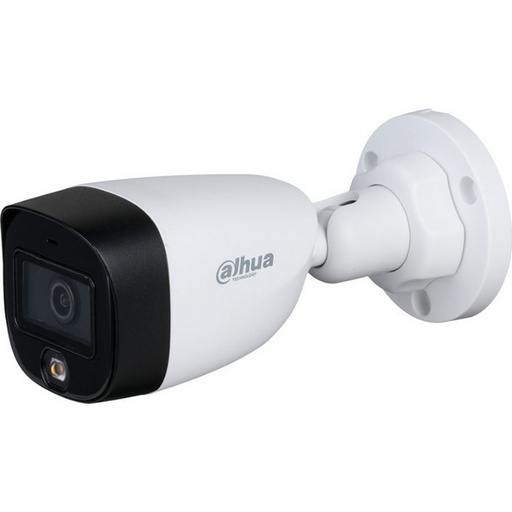 [HFW1209CMP-A-LED-0280B] Camara FullColor Dahua 2MP metalica microfono IR20m lente 2.8mm (HFW1209CMP-A-LED-0280B)