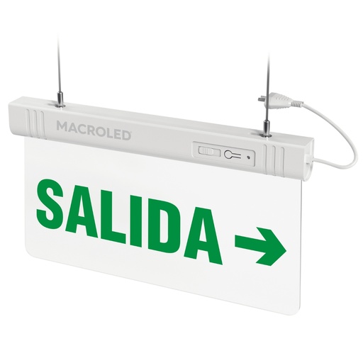 [CSL-SAL-DER] Cartel luminoso de salida hacia la derecha Macroled