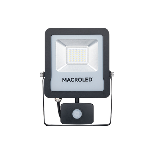 [SFLSV2-30CW] Reflector LED PRO Macroled 30W con sensor de movimiento frio IP65 (SFLSV2-30CW)