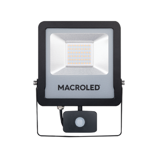 [SFLSV2-50CW] Reflector LED PRO Macroled 50W con sensor de movimiento frio IP65 (SFLSV2-50CW)